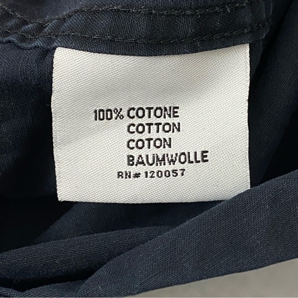 John Lennon Button Up Shirt Sz Large Cotton Black Contrast Collar and Cuff - Picture 10 of 12